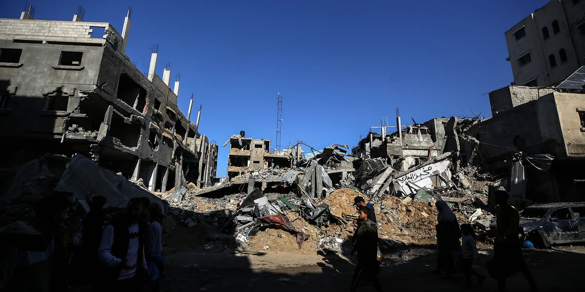Israel verschäerft Militäroperatiounen an der Gazasträif | © picture alliance / NurPhoto | Majdi Fathi