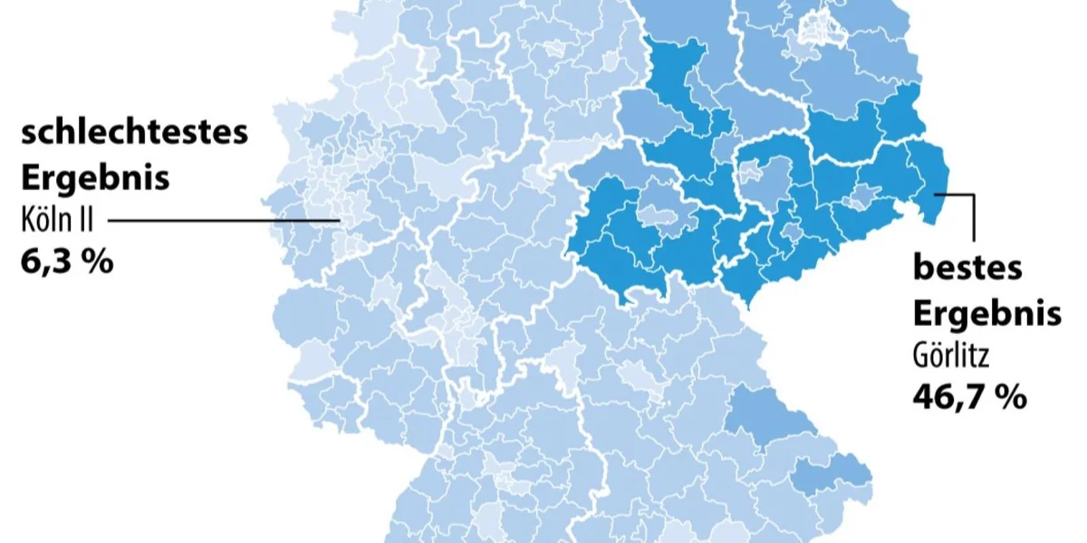 LSAP an déi gréng besuergt wéinst AfD Walresultat | © picture alliance/dpa/dpa Grafik | dpa-infografik GmbH