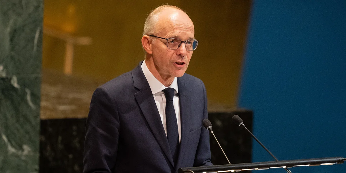 Ried vum Luc Frieden: Fir eng Zukunft vu Fridden a Wuelstand | ©  EPA/LEV RADIN