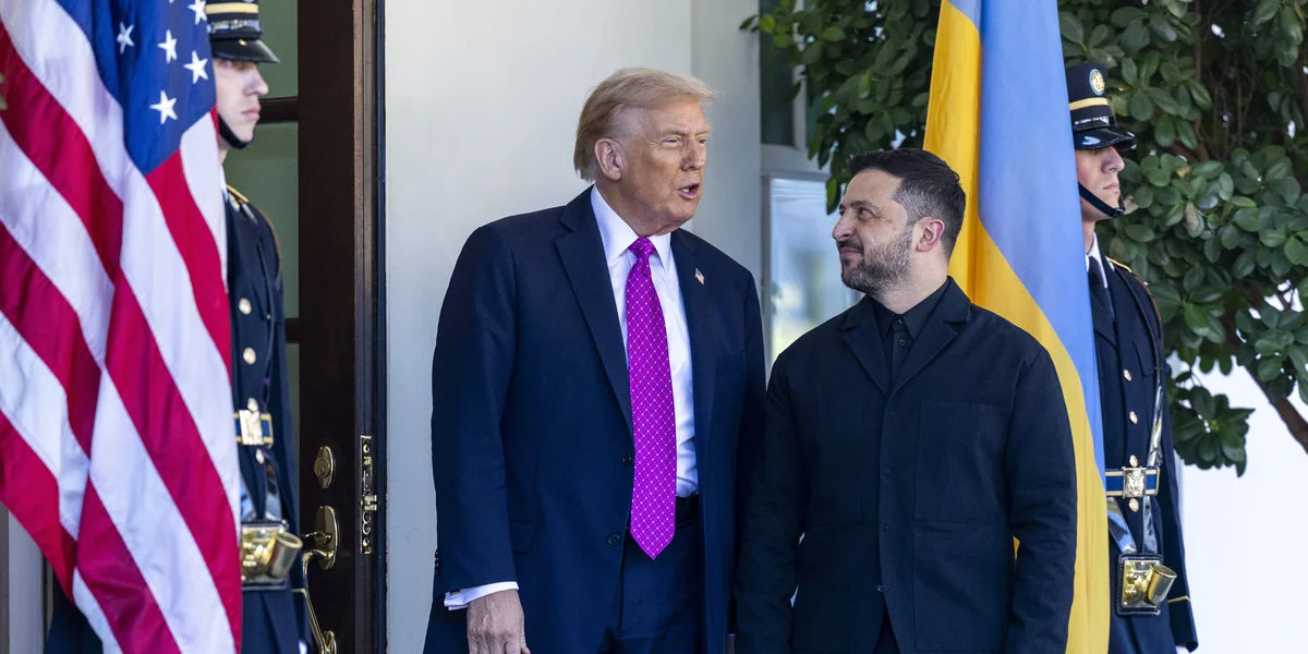 Wolodymyr Selenskyj zu Palm Beach, Korruptiouns-Problemer zu Kiew | © EPA/SHAWN THEW