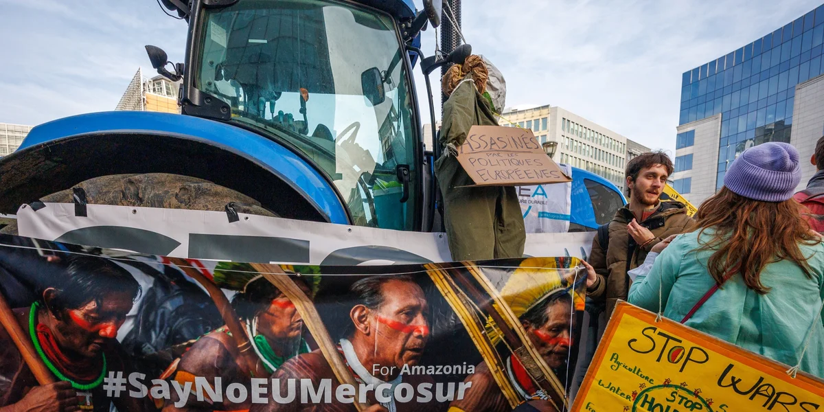 Majoritéit vun EU-Länner, och Lëtzebuerg, gi gréng Luucht fir Mercosur-Accord | © EPA/OLIVIER MATTHYS