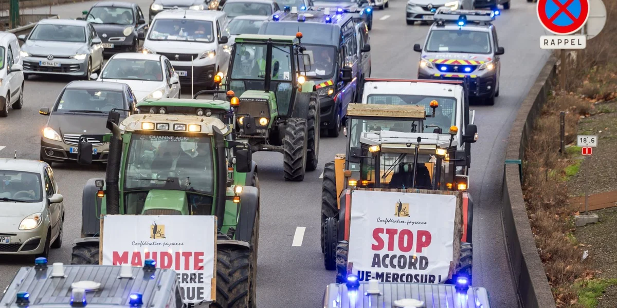 D’EU setzt de Mercosur-Accord provisoresch a Kraaft ouni Ofstëmmung am Parlament  | © EPA/CHRISTOPHE PETIT TESSON