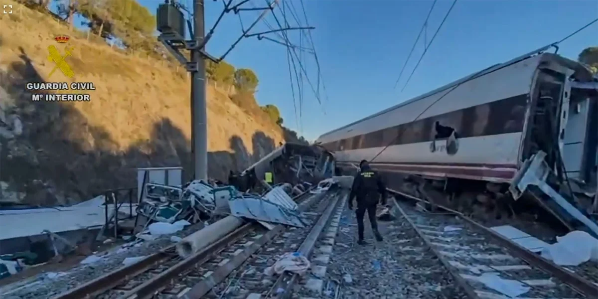 No Zuchaccident an Andalusien: Spuenie rifft 3 Deeg Staatstrauer aus | © EPA/GUARDIA CIVIL HANDOUT