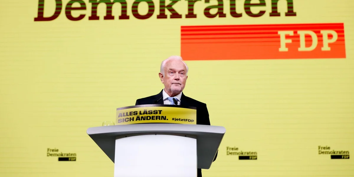 Wolfgang Kubicki neien FDP-President | © EPA/FILIP SINGER