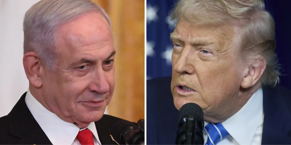 Israel lancéiert Attacken op den Iran - Donald Trump wierkt gereizt | © picture alliance / NurPhoto | Kyle Mazza; EPA/PRESIDENTIAL PRESS SERVICE