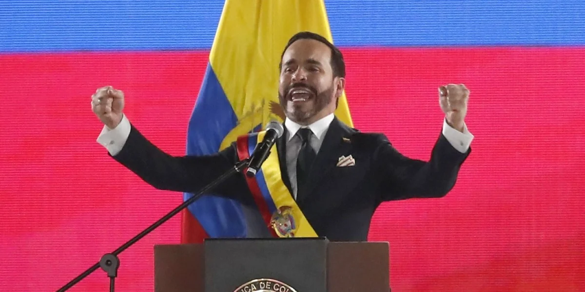  Kolumbien: Abelardo De la Espriella aus dem rietse Fligel gëtt neie President  | ©  EPA/ERNESTO GUZMAN JR