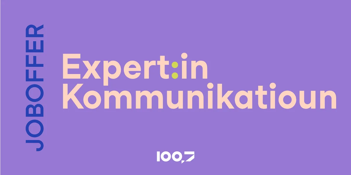 Expert Kommunikatioun (Vollzäit)