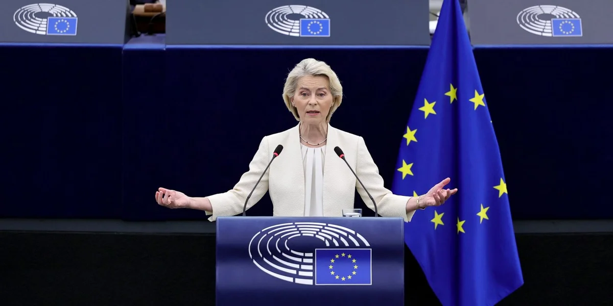 Ursula von der Leyen proposéiert neit EU-Partenariat fir Kanada | © EPA/RONALD WITTEK