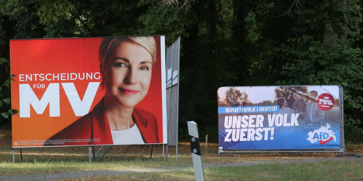 Walen: AfD a Mecklenburg-Vorpommern knapp virun SPD - Lénk gewannen zu Berlin | © picture alliance / Foto Huebner