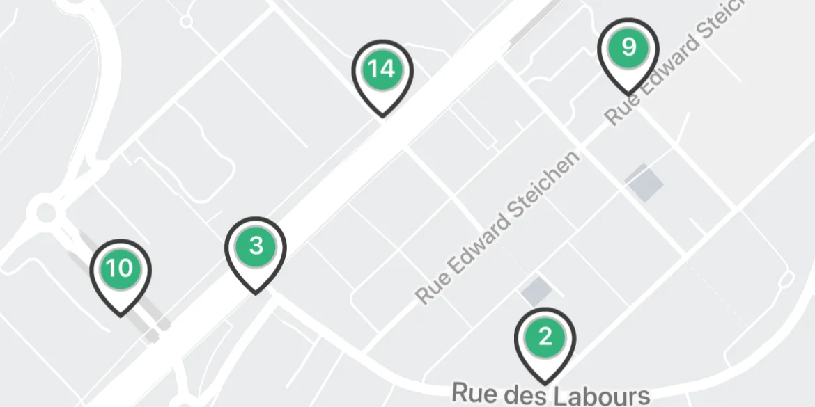 Statiounen um Kierchbierg | © vel'OH app 