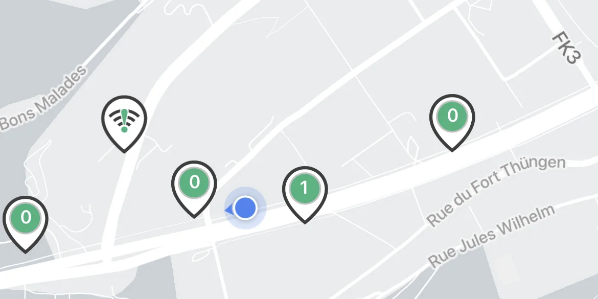 Statiounen um Kierchbierg | © vel'OH app 