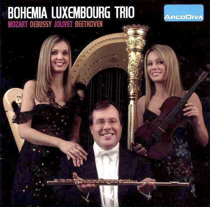 Trio Sonata fir Flütt, Braatsch an Harf, KV 423, I. Allegro