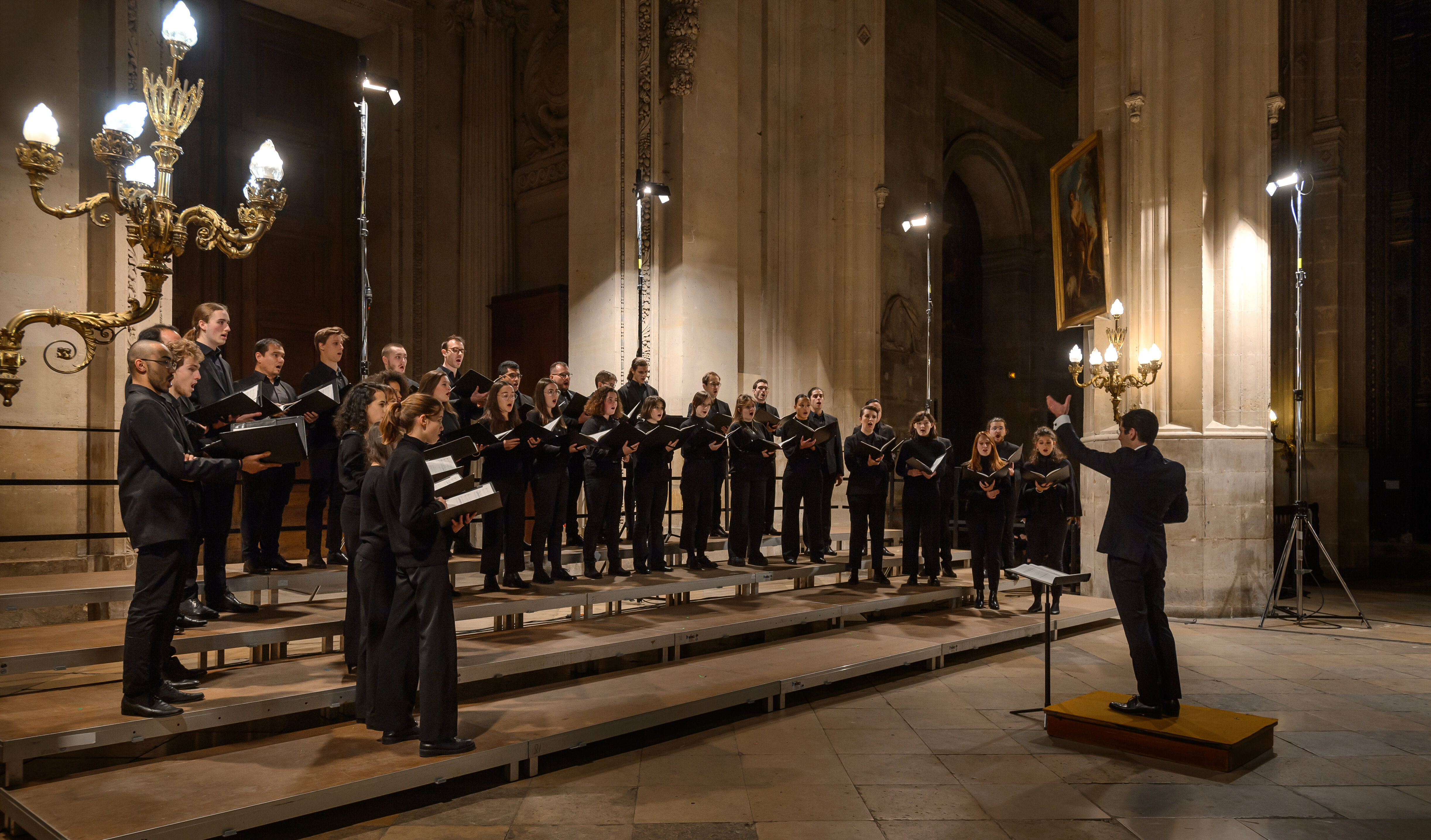 De Chouer vun der Notre-Dame vu Paräis op Besuch zu Saarbrécken